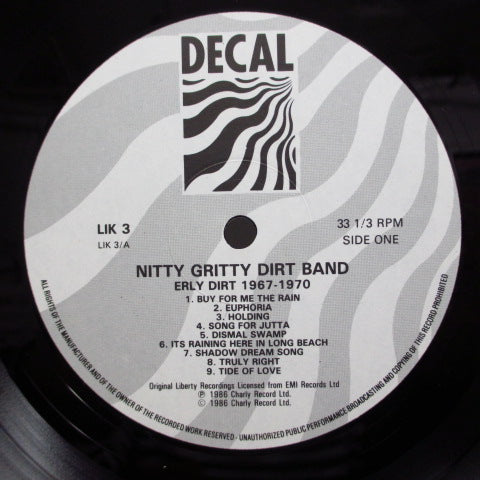 NITTY GRITTY DIRT BAND - Early Dirt 1967-1970 (UK Comp.)