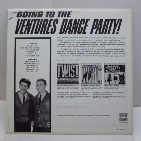 VENTURES (ベンチャーズ) - Going To The Ventures Dance Party ! (US Orig.MONO)