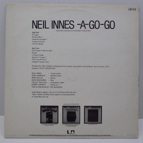 NEIL INNES - Neil Innes-A-Go-Go (UK 70's Re LP/Diff CVR)