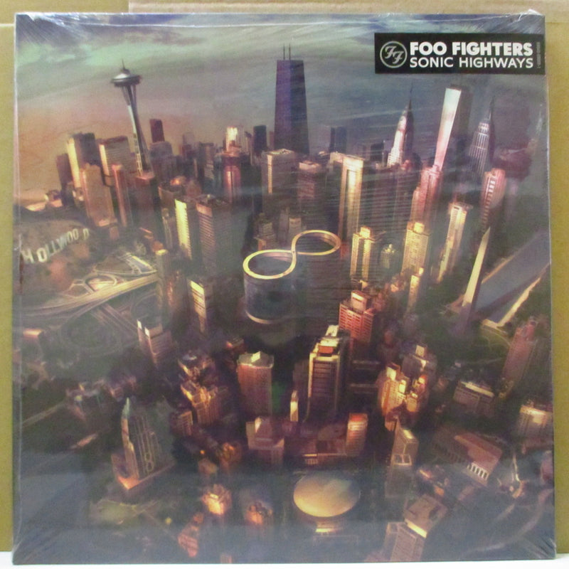 FOO FIGHTERS (フー・ファイターズ)  - Sonic Highways (UK/EU Orig.LP-"Infinity" CVR/廃盤 New)