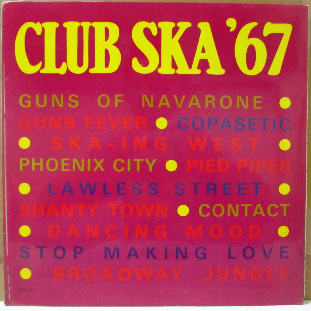 V.A. (60's ジャマイカ・スカ・コンピ) - Club Ska '67 (Jamaica オリジナル LP/表面コーティング3面折り返しジャケ)