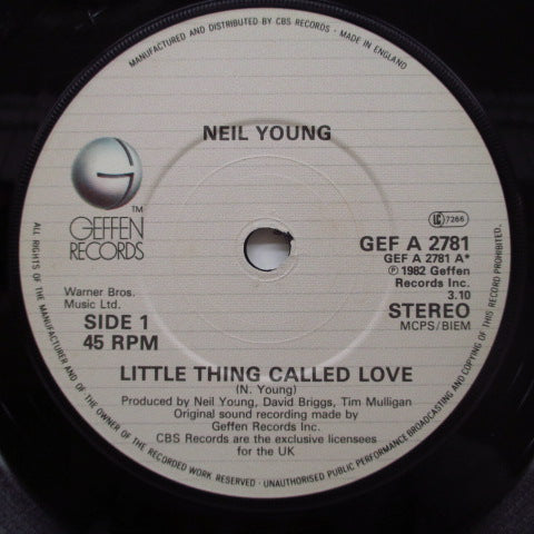NEIL YOUNG - Little Thing Called Love (UK Orig.7"+PS)