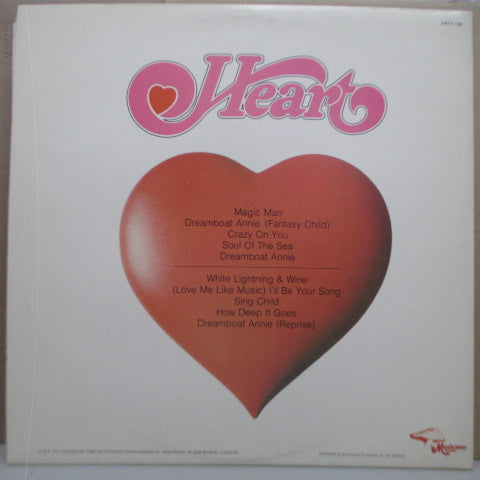 HEART-Dreamboat Annie (UK 70's Reissue LP / GS)