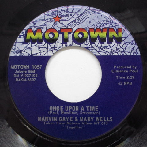 MARVIN GAYE & MARY WELLS - Once Upon A Time (US Orig.7"+PS)