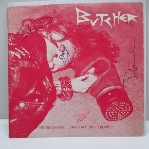 BUTCHER - On The Ground (UK Orig.7"/Autographed PS)