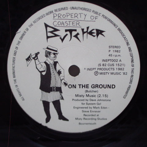 BUTCHER - On The Ground (UK Orig.7")