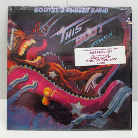 BOOTSY'S RUBBER BAND (ブーツィーズ・ラバー・バンド)  - This Boot Is Made For Fonk-N (US Orig.LP+Comic, Inner)