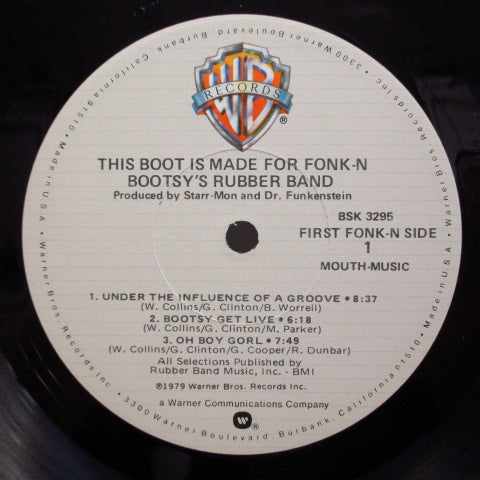 BOOTSY'S RUBBER BAND (ブーツィーズ・ラバー・バンド)  - This Boot Is Made For Fonk-N (US Orig.LP+Comic, Inner)