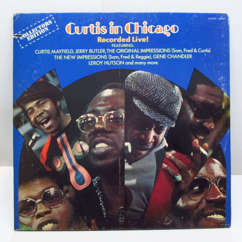 CURTIS MAYFIELD - Curtis In Chicago / Recorded Live (US 70's 2nd Press)