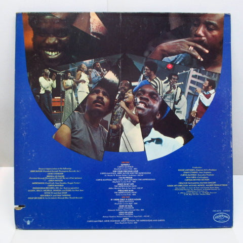 CURTIS MAYFIELD-Curtis In Chicago / Recorded Live (US 70's 2nd Press)