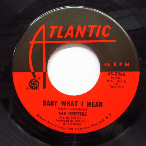 DRIFTERS - Baby What I Mean / Aretha