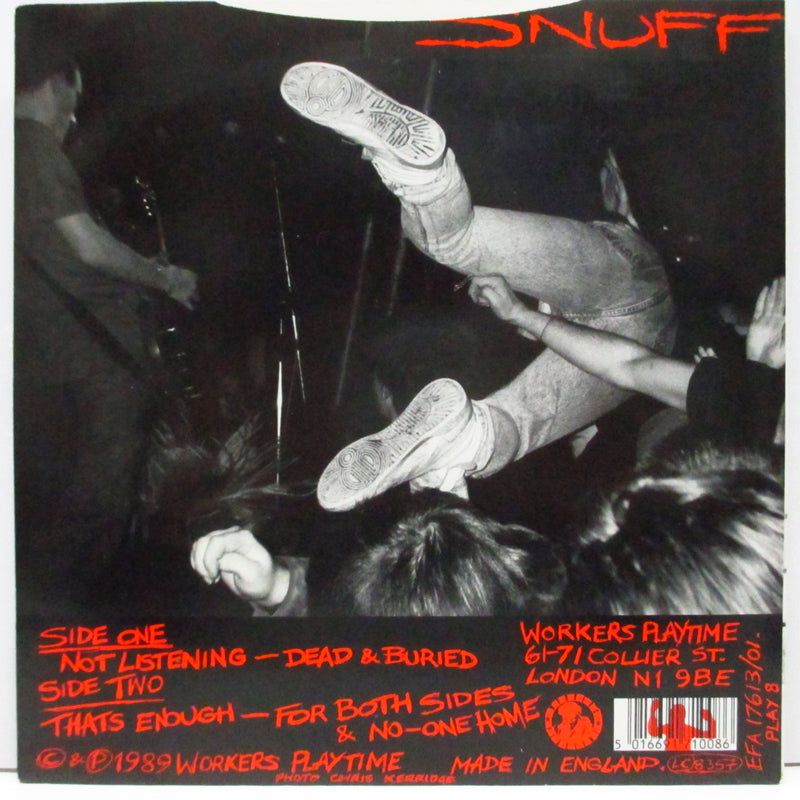 SNUFF (スナッフ)  - Not Listening (UK オリジナル 7"EP)