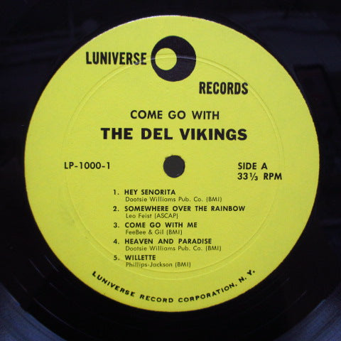 DEL VIKINGS (DELL-VIKINGS) (デル・ヴァイキングス)- Come Go WIth The Del Vikings (70's Re Mono LP)