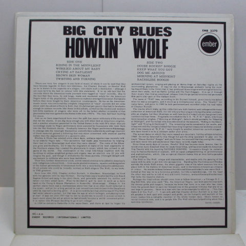 HOWLIN' WOLF - Big City Blues (UK Orig.Stereo LP/CS)