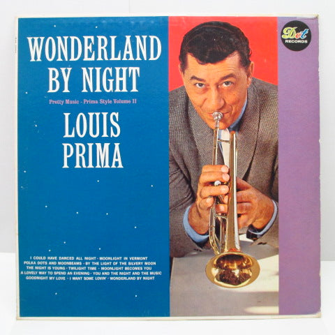 LOUIS PRIMA - Wonderland By Night：Pretty Music Prima Style Vol.2 (US Orig.Mono LP)