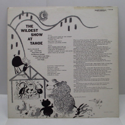LOUIS PRIMA & KEELY SMITH - (ルイ・プリマ & ケリー・スミス） The Wildest Show At Tahoe (US 2nd Press Mono LP)