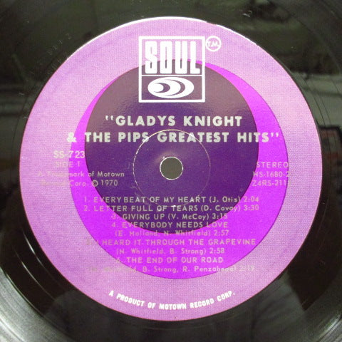 GLADYS KNIGHT & THE PIPS (グラディス・ナイトとピップス)  - Greatest Hits (US Orig.Stereo LP)