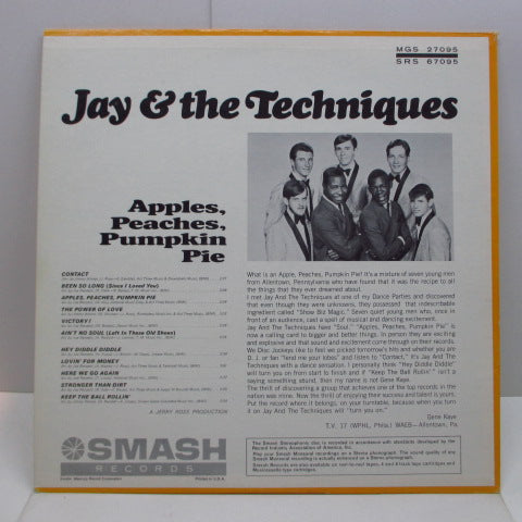 JAY & THE TECHNIQUES - Apples, Peaches, Pumpkin Pie (US Orig Stereo LP/Artist Photo CVR)