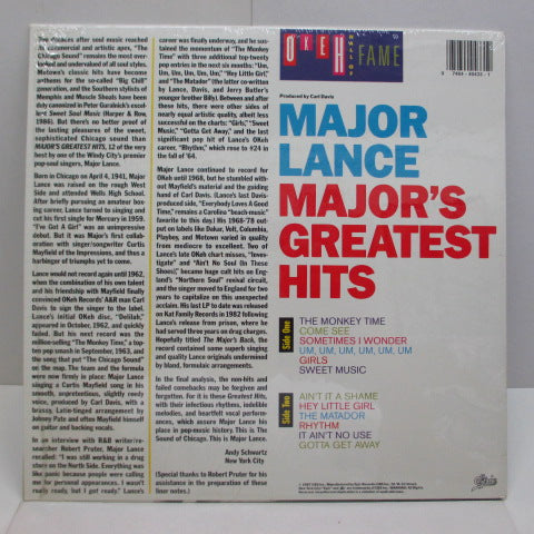 MAJOR LANCE - Major's Greatest Hits (US:80's Re)