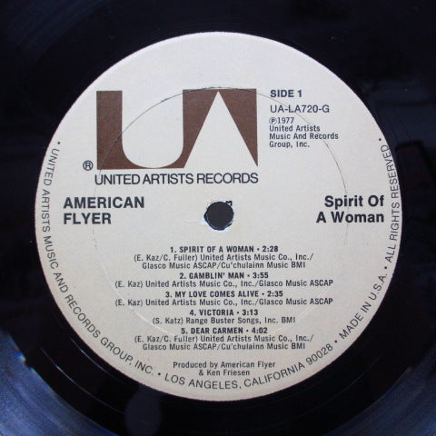 AMERICAN FLYER (アメリカン・フライヤー)  - Spirit Of A Woman (US Orig.LP)