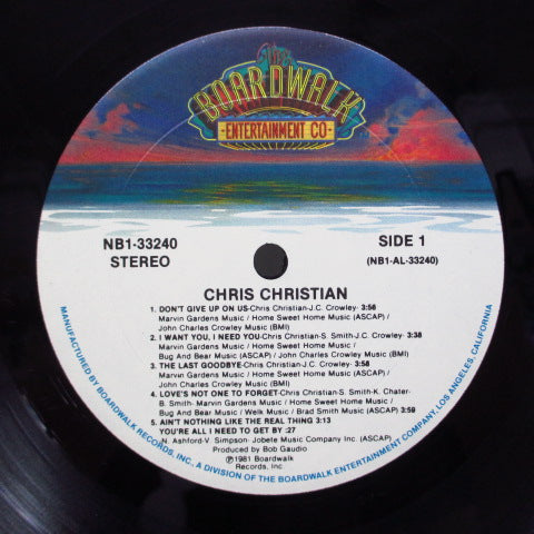 CHRIS CHRISTIAN (クリス・クリスチャン)  - Chris Christian (US Orig.LP)