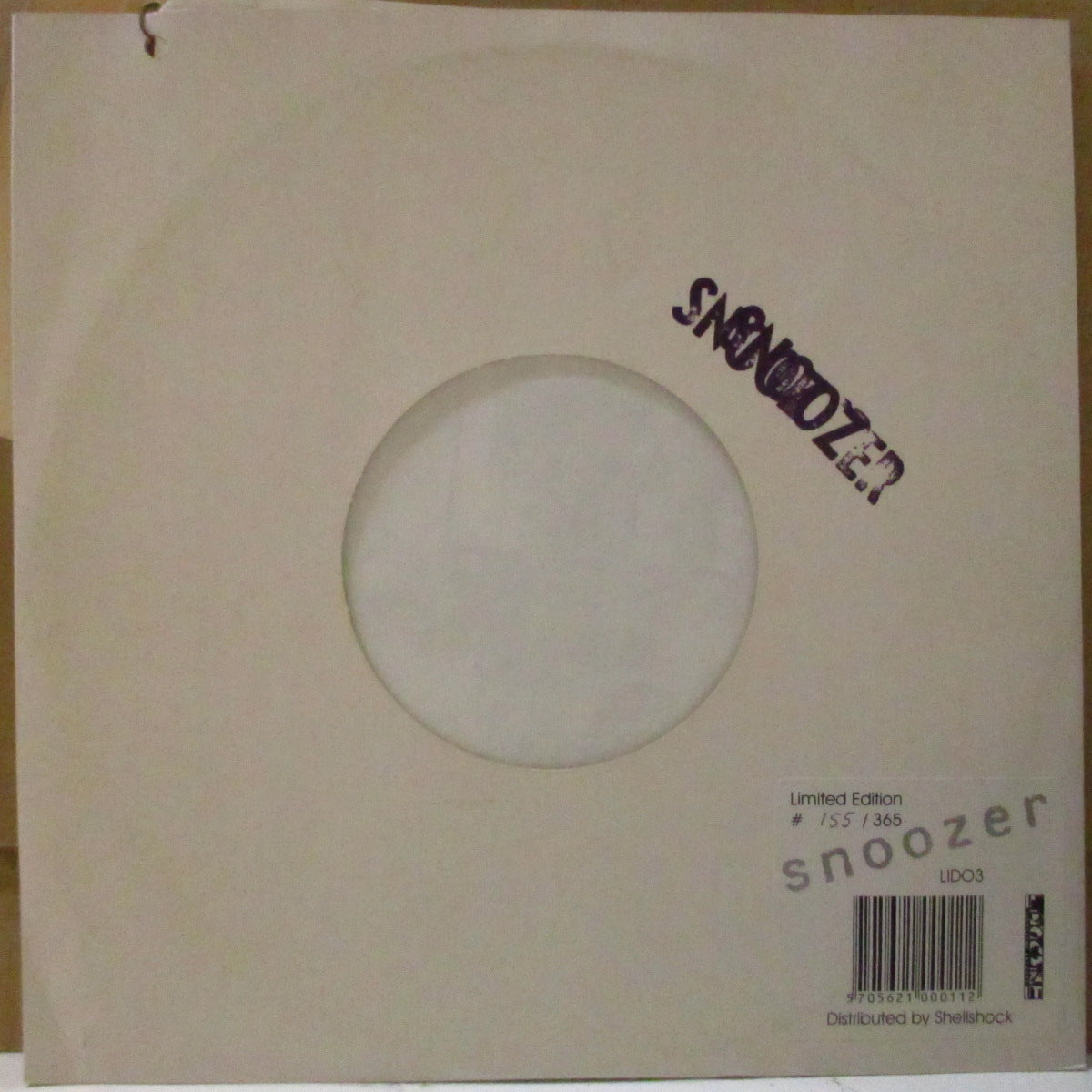 SNOOZER (スヌーザー)  - In His Garden (Denmark 365 Ltd.10"+Insert/Numbered Stickered Die-Cut CVR)