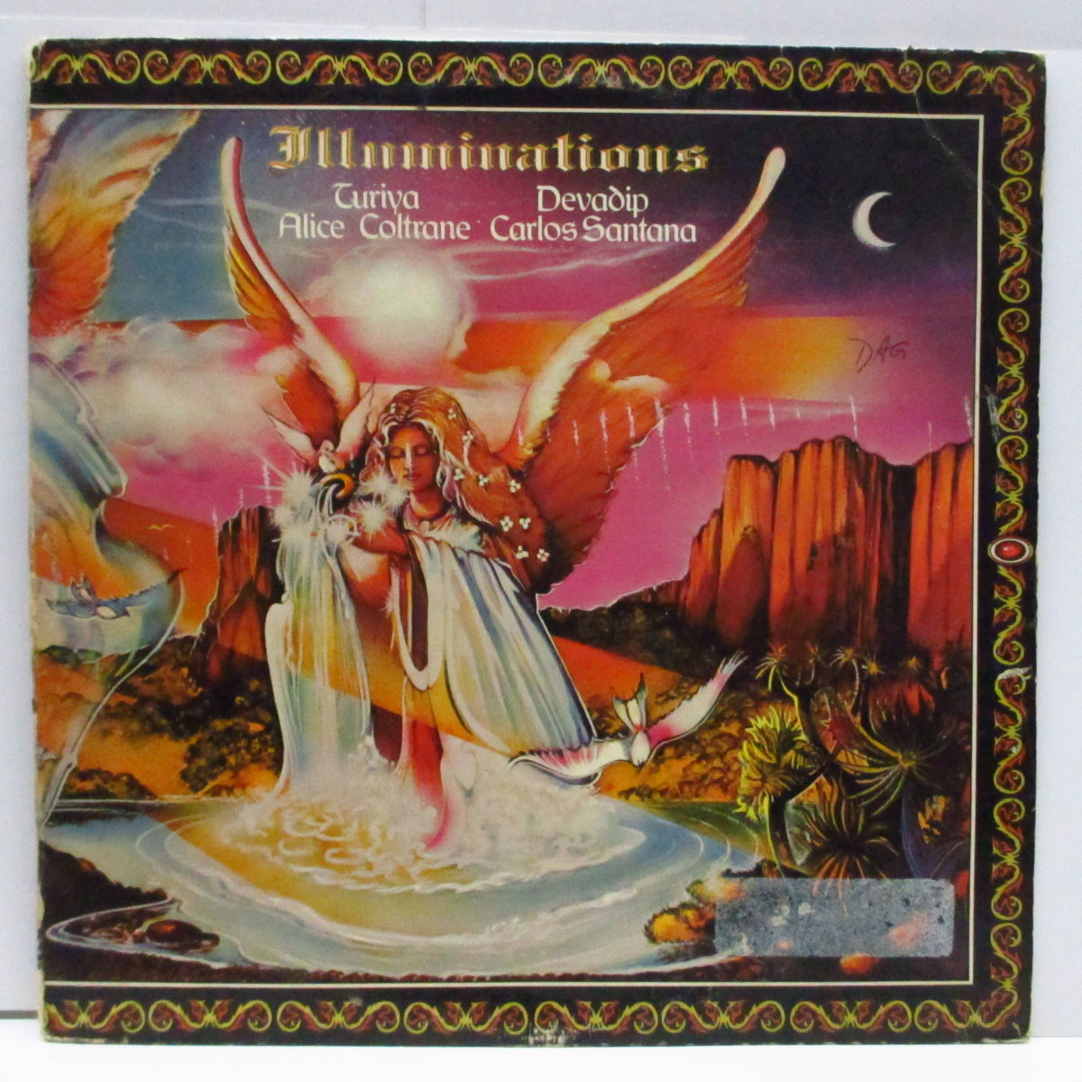 CARLOS SANTANA (DEVADIP CARLOS SANTANA & TURIYA ALICE COLTRANE) (サンタナ)  - Illuminations (US Orig.LP+Inner)