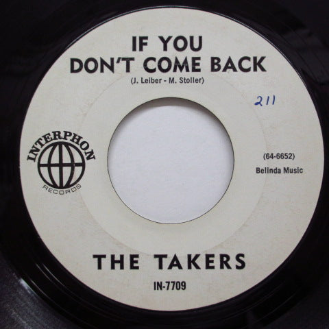 TAKERS (UNDERRAKERS) - If You Don't Come Back (US:PROMO)