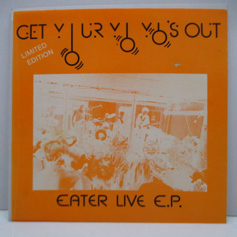EATER - Live E.P. (UK Orig.White Vinyl 7"/Orange PS)