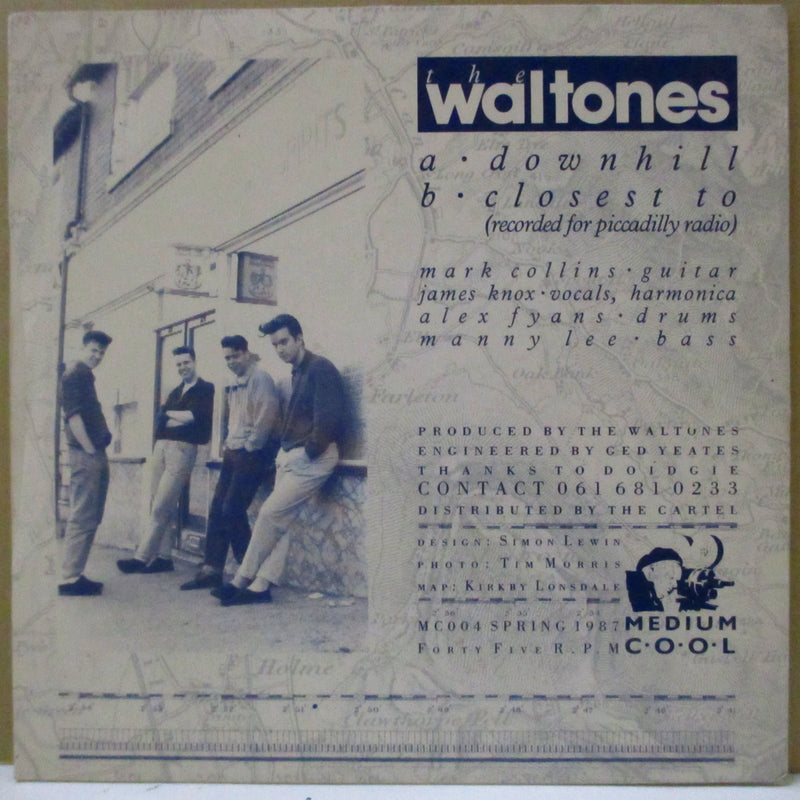 WALTONES, THE (ザ・ウォルトーンズ)  - Downhill (UK オリジナル 7インチ+光沢固紙ジャケ)