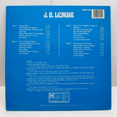 J.B.LENORE (LENOIR/LENOR) (J.B.ルノア)  - Chess Masters (UK '84 Reissue 2xLP)