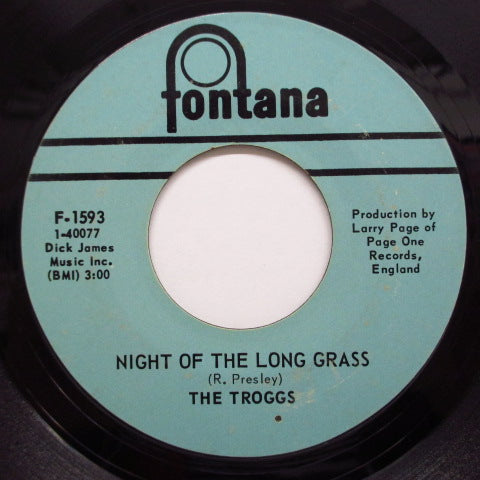 TROGGS - Night Of The Long Grass (US:Orig.)