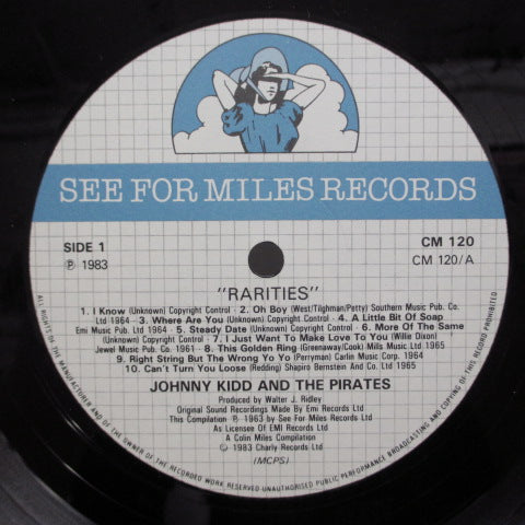 JOHNNY KIDD & THE PIRATES (ジョニー・キッド & ザ・パイレーツ)  - Rarities (UK Orig.)