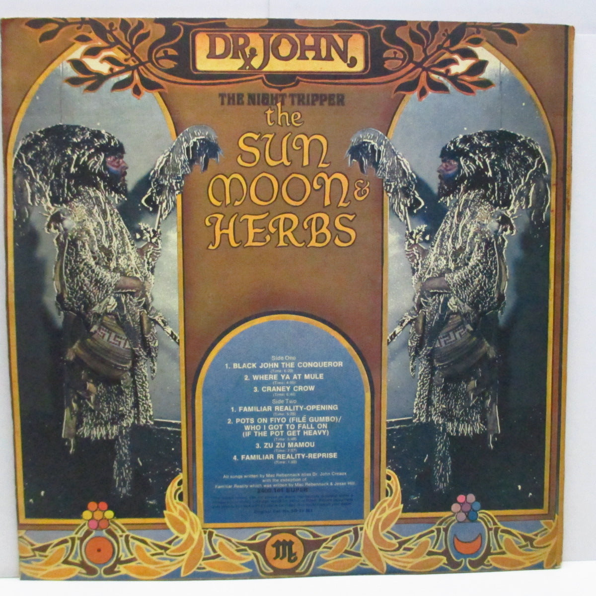 DR.JOHN (ドクター・ジョン) - The Sun Moon & Herbs (UK Orig.Stereo LP/Textured GS)