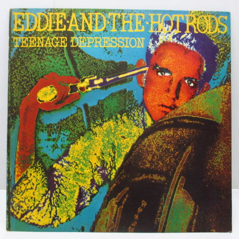 EDDIE AND THE HOT RODS - Teenage Depression (UK Orig.LP+Poster)