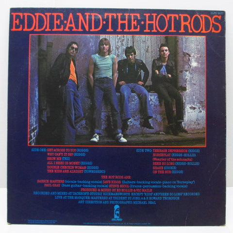 EDDIE AND THE HOT RODS (エディー＆ザ・ホット・ロッズ) - Teenage Depression (UK Orig.LP+Poster)