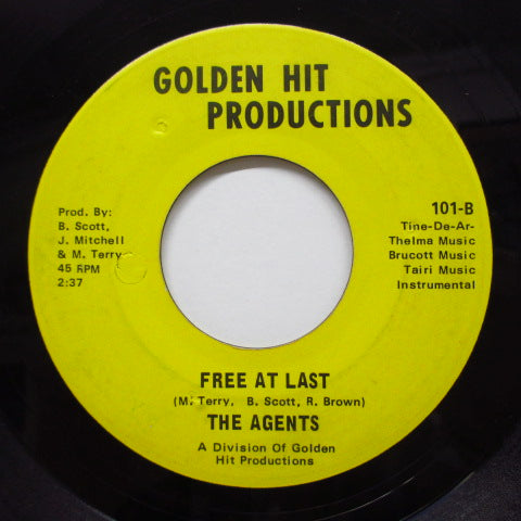 JAMES BARNES & THE AGENTS - Free At Last (Great Day A-Comin)