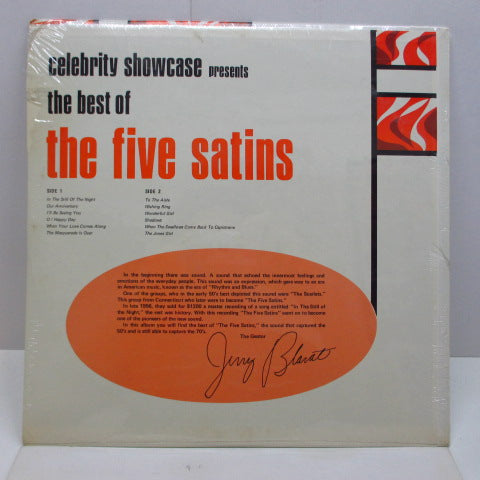 FIVE Satins - Best Of the Five Satins (Orig.Stereo)