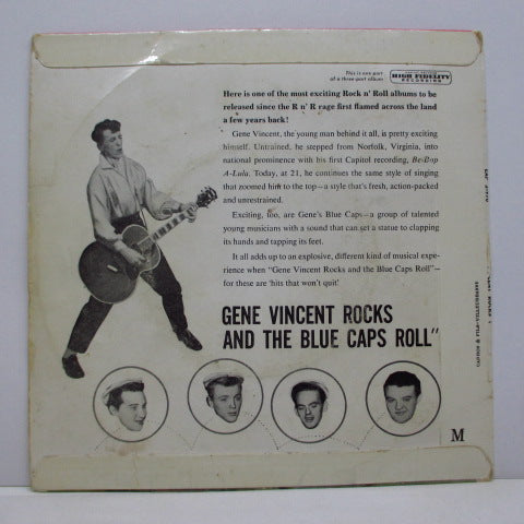 GENE VINCENT - Rocks! & The Blue Caps Roll #2 (France Orig.EP/CFS)