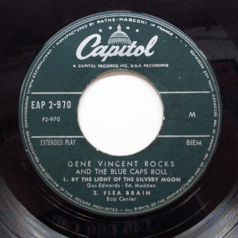 GENE VINCENT - Rocks! & The Blue Caps Roll #2 (France Orig.EP/CFS)