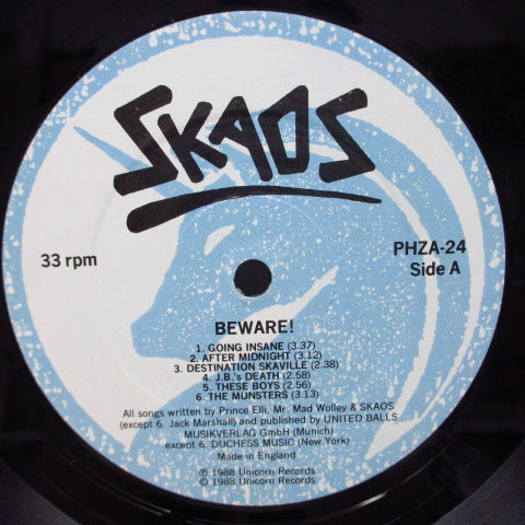 SKAOS - Beware! ...Is Approaching! (UK Orig.Blue Lbl.LP)