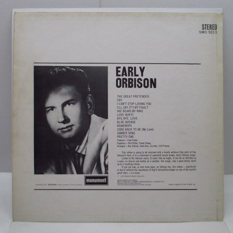 ROY ORBISON - Early Orbison (UK Orig/STEREO)