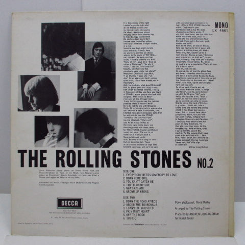 ROLLING STONES (ローリング・ストーンズ)  - No.2 (UK 60's Re Mono LP/"Blind Man" CS