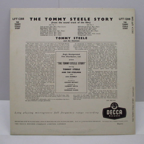 TOMMY STEELE & THE STEELMEN (トミー・スティール) - The Tommy Steele Story (UK 80's 正規再発10インチ・モノラルLP)