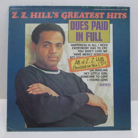 Z.Z. HILL - Greatest Hits Dues Paid In Full (US:70's Press MONO)