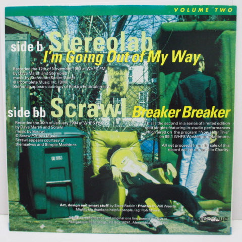 STEREOLAB / SCRAWL - Inside Dave's Garage Vol.2 (US Orig.7")