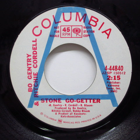 BO GENTRY & RITCHIE CORDELL - Stone Go Getter (Promo)