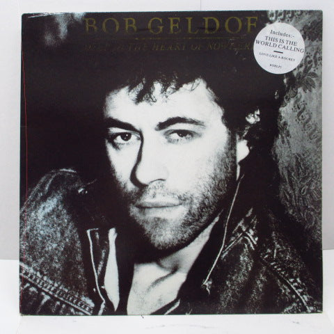 BOB GELDOF (ボブ・ゲルドフ)  - Deep In The Heart Of Nowhere (UK Orig.LP/Stickered CVR)