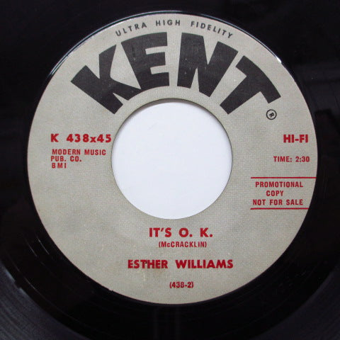 ESTHER WILLIAMS - It's O.K. (Promo)