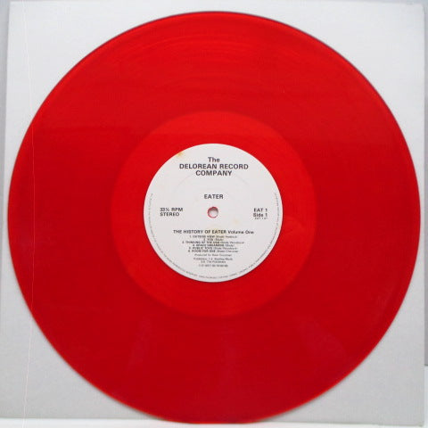 EATER (イーター) - History Of Eater Vol.1 (UK Ltd.Red Vinyl LP+7")